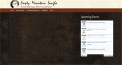 Desktop Screenshot of emptymountainsangha.org