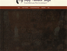 Tablet Screenshot of emptymountainsangha.org